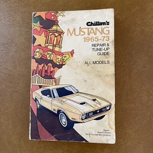 Chilton's Mustang Repair and Tune up Guide All Models 1965-1973 Repairs Specs - Picture 1 of 8
