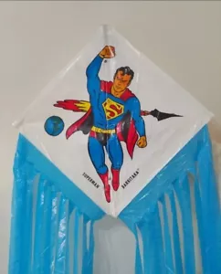 Vintage DC SUPERMAN KITE 'Linea Veloz' Argentina 1960's - Picture 1 of 3