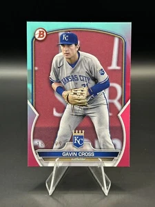 2023 Bowman Draft Gavin Cross #BD-55 Aqua Pink /199 Kansas City Royals - Picture 1 of 2
