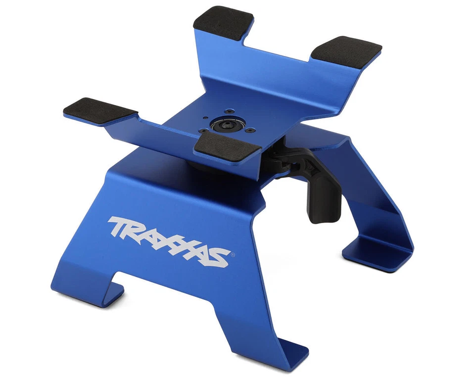 Traxxas Auto Stand 1/10 und 1/8 Alu blau TRX8796-BLUE Land Rover Defender TRX-4, - Bild 1 von 4