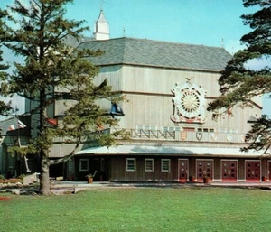 American Shakespeare Annual Festival Theatre Entry Stratford CT Vintage Postcard - Picture 1 of 4