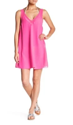 NUEVO CON ETIQUETAS-Ted Baker - ROSAAY - Traje de baño con paneles de malla - Fucsia - Grande - $129 Foto 1 de 2