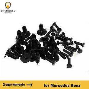 For Mercedes Fender Liner Rivet 7mm Splash Guard Push Type Retainer Clips X100 - Picture 1 of 8