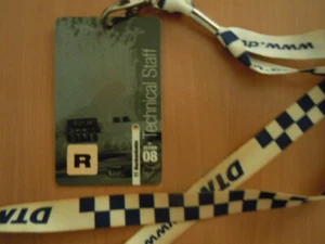 DTM 2008 VIP Ticket Hockenheim Ring Schlüsselband VIP Eintrittskarte - Bild 1 von 3