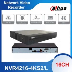 Grabadora de video en red Dahua NVR4216-4KS2/L 16 CANALES 2SATA 4K NVR H.265+ 8 MP sin PoE - Imagen 1 de 10