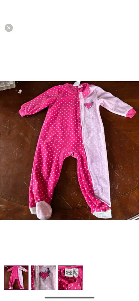 Poli y amigos, patas rosa, pijama, talla 12 meses Foto 1 de 3