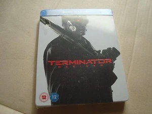 Terminator Genisys Blu-Ray 3D SteelBook NEW & SEALED Exclusive Zavvi Arnold T3 - Picture 1 of 2