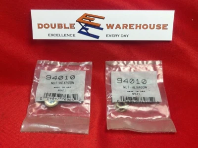 Nuevo de Lote Original Nuevo en Paquete Briggs & Stratton 94010 Tuerca Hexagonal ¡LOTE DE DOS (2) Sellados! Foto 1 de 2