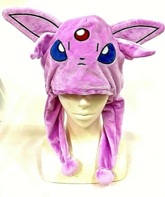 Espeon Aviator Pilot Party Halloween Costume Animal Plush Hat Pokémon xiao-003