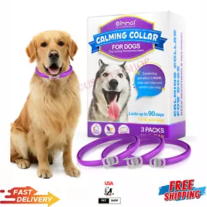 Calming Collar for Dogs 3 Packs Anxiety Relief Dog Pheromone Collar 90 Days - Picture 1 of 5