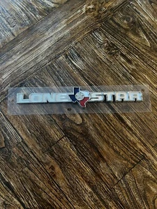FOR Tailgate Emblem Silver Lone Star  RAM 1500 DT 2019-2024 - Picture 1 of 11