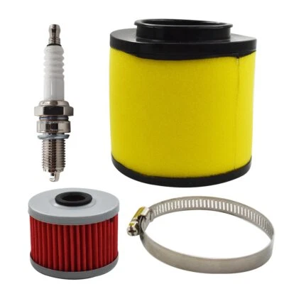 New Air Filter Oil Filter & Spark Plug for Honda ATV Foreman 400 450 Rancher 350 - Image 1 of 4