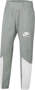 Nike Big Kids Girls' Sportswear Heritage Woven Training Pants (Smoke Grey) XS - Picture 1 of 2