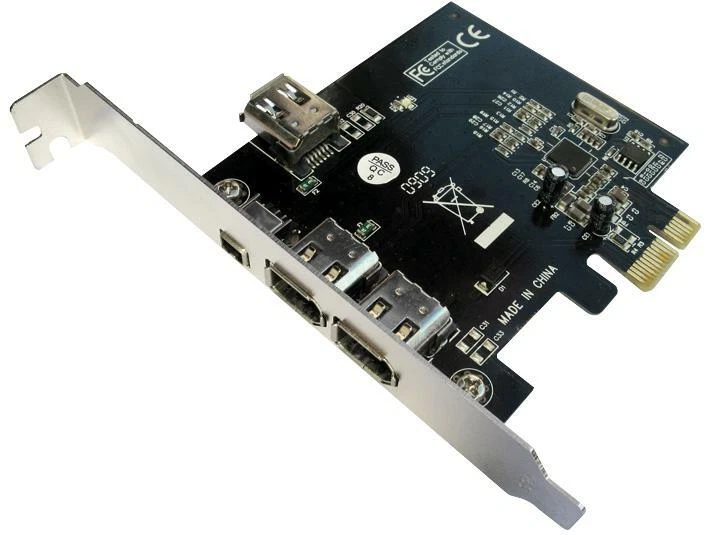 ADATTATORE PCI-EXPRESS 3X FIREWIRE 400 - PCIX3FW - Immagine 1 di 1