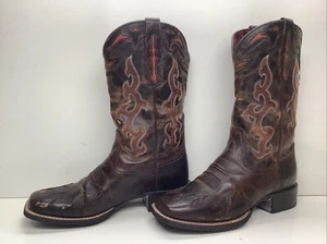 BOTAS MUJER ARIAT ATS VAQUERO CUADRADAS TOR MARRÓN TALLA 7.5 B - Imagen 1 de 9