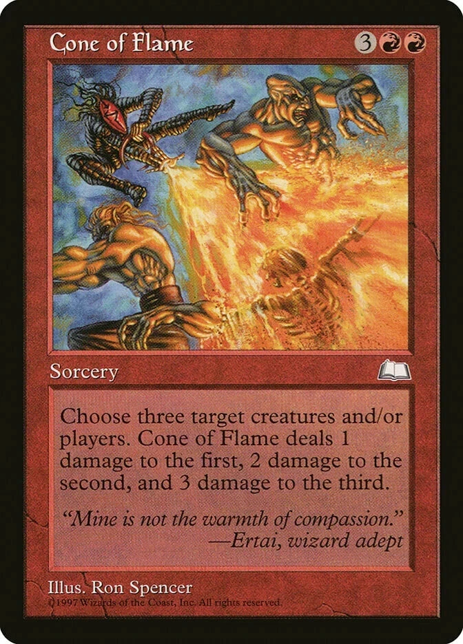 2XMTG Cone of Flame - WTH Weatherlight NM - Image 1 of 1