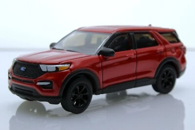 2023 Ford Explorer ST Performance SUV Car 1:64 Scale Diecast Model Rapid Red - Image 1 of 4