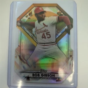 2022 Topps Series 2 - Bob Gibson - Diamond Greats Die Cut - DGDC-50 - Cardinals - Picture 1 of 2