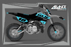 Graphics Kit For Kawasaki Klx110 Klx110r/Rl (2010-2023) T1 Series- Teal