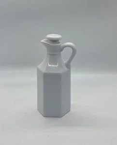 Xcell Deko Milchglas Krug mit Stopfen Cruet Dressing Flasche Vase - Bild 1 von 6