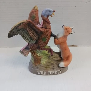 Mini jarra Austin Nichols Wild Turkey and Red Fox 1985 n.º 7 5 3/8" de alto vacía - Imagen 1 de 6