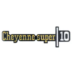 1973-76 Fender Emblem - Chevrolet - Cheyenne Super 10 - pair for Chevy Truck - Picture 1 of 1