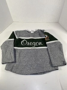 Oregon Ducks Youth 3T Sweatshirt Gray and Green Little King Brand Embroidered - Bild 1 von 8