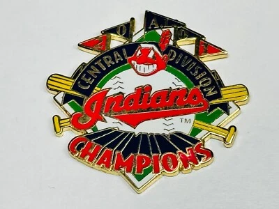 Cleveland Indians Pin MLB ALCS American League AL Central Division Champion 2001 - Image 1 of 2