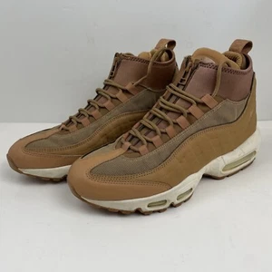 Nike Air Max 95 Sneakerboot Shoes Size 8 Mens Athletic Sneakers Kicks Flax - Picture 1 of 13