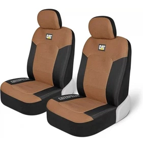 Caterpillar MeshFlex Automotive Seat Covers for Cars Trucks and SUVs (Set of 2) - Picture 1 of 5