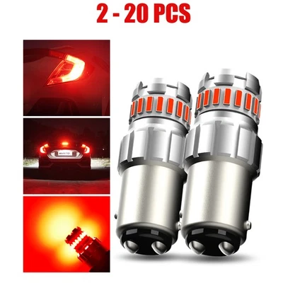 AUXITO LED 1157 Bombilla Freno Parada Trasera Luz Roja Lámparas Repuesto Universal 2-20X Foto 1 de 4
