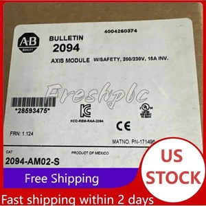 New Allen-Bradley 2094-AM02-S Servo Drive Axis Module  Fast Delivery US Free Tax - Picture 1 of 1
