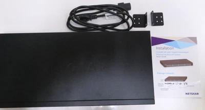 NETGEAR GS348-100NAS 48-Port Gigabit Ethernet Unmanaged Switch – Used - Image 1 of 4