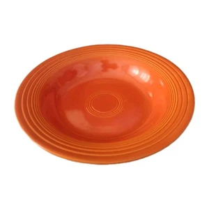 Vintage 1936 Red Fiesta FIESTAWARE 8 3/8 Inch Rimmed Soup Bowl - Picture 1 of 3