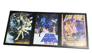 Carteles enmarcados de alta calidad de la trilogía original Star Wars 3 no A4 marca v - Imagen 1 de 2