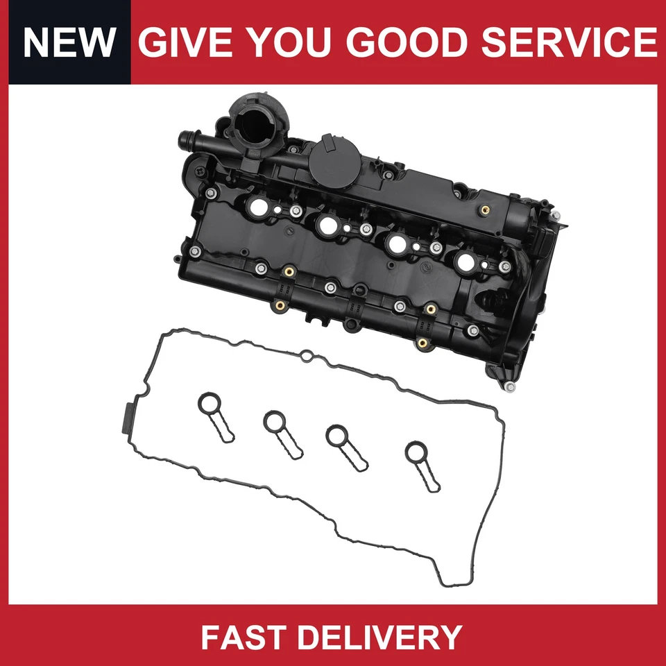 Juego de 1 cubiertas de válvulas de motor delanteras con junta n.º 11128508570 para BMW X3 2008-2010 Foto 1 de 4