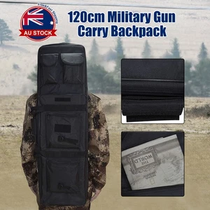 Tactical Military Dual Gun Rifle Carry Case Backpack Bag For Hunting Shooting B - Picture 1 of 10