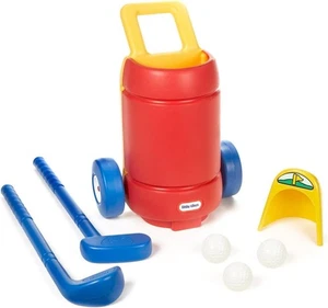 Little Tikes TotSports Easy Hit Golfset + 3 Bälle + 2 Schläger rot/blau/gelb  - Bild 1 von 5
