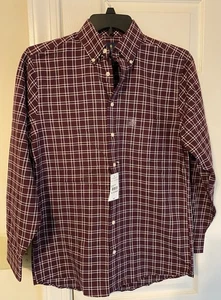 Stafford Herren Reise faltenfrei L/S Knopfleiste Hemd Größe 14 1/2 (32-33) - Bild 1 von 4