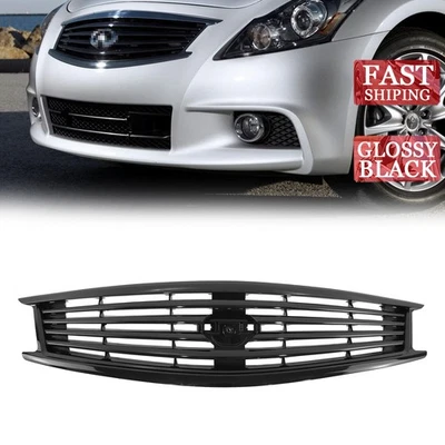 Parachoques delantero negro brillante para Infiniti G37 G25 2010-2013 Q40 sedán 4 puertas Foto 1 de 4