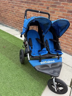 Out N About Double Buggy with Rain Cover - Image 1 of 4