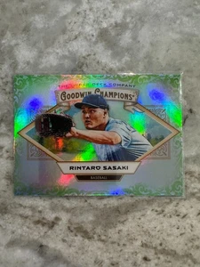 Rintaro Sasaki 2025 Upper Deck Goodwin Champions Neon Green Rainbow RC Stanford - Picture 1 of 4