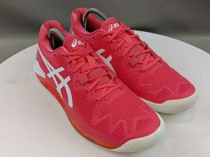 Asics Gel-Resolution 8 Tennis Pickleball Shoes Sneaker Womens Size 10 Pink Court - Picture 1 of 23