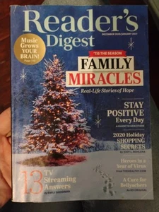 'Tis The Season Reader's Digest Family Miracles Magazine Dec 2020/Jan 2021 - Picture 1 of 3