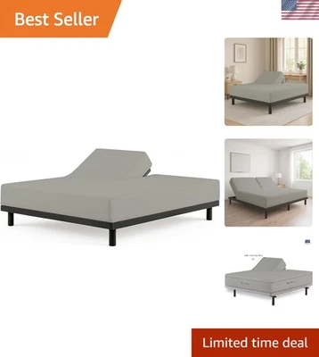 Lujosa Sábana Ajustable Top Split King - 100% Algodón Egipcio para Camas Ajustables Foto 1 de 4