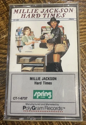 MILLIE JACKSON - Hard Times (Cassette Tape, 1982, Polygram Records) SEALED - Image 1 of 3