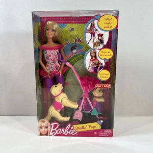 Neu! 2010 Mattel Barbie Strollin' Pups Spielset - Taffy & Baby Hund versiegelt - Bild 1 von 8