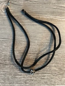 Trollbeads dobbeltes Lederarmband, mit Beads 'OZEAN" in Silber mit Verschluss - Bild 1 von 6