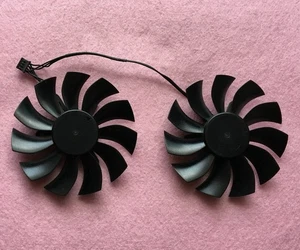 Para wentylatorów wentylator chłodnicy do EVGA GTX 950 960 970 980 GTX 980Ti PLA09215B12H 87mm - Zdjęcie 1 z 4