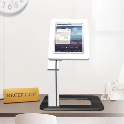 Universal Anti-theft Steel Security Desk Stand Tablets 9.7"-10.1" iPad Galaxy - Image 1 of 3
